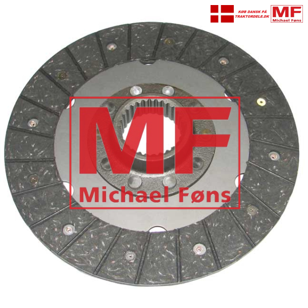 Koblingsplade, PTO. Dexta-er med dobbeltkobling.