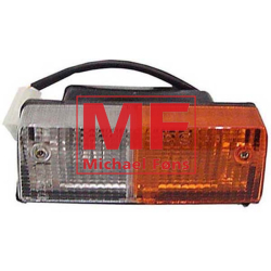 Skrmlygte-st, hvid-gul, med prer, til MF med Franske skrme