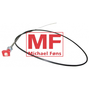Stopkabel med flad rd knob, Ford1000-serie m.fl.