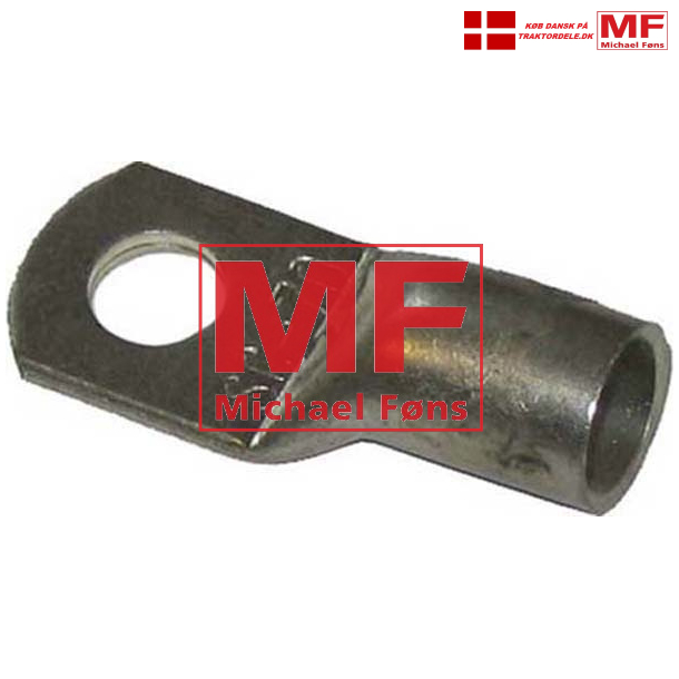 Batterikabel-loddesko med 10mm hul. Til kabel 40-50kvadrat.