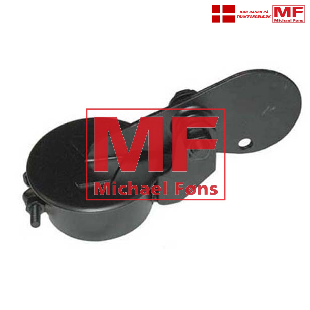 Regnklap til Bukh lydpotte med ca 56mm rr. Sortmalet