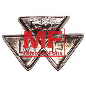 Frontemblem i topkvalitet, u-malet. Massey-Ferguson MF35