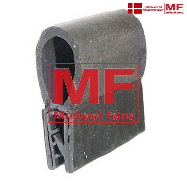 Kantliste med vulst, til montering p plade-ende, op til ca 3mm. Rulle med 10mtr