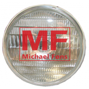 Brugt Forlygte-glas til 130mm krans. Ermax p MF og Ferguson