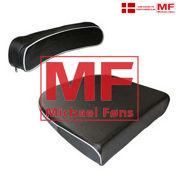 Sdepude-st, sort med hvid trim-kant, Bukh302-403-452-554