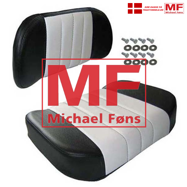 Sdepude-st, sort-hvidt. International med sde med pladebund.