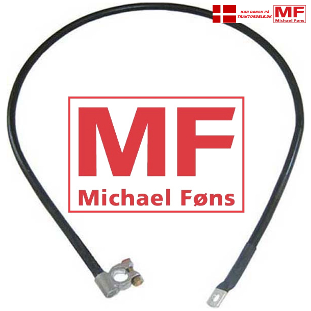 Batterikabel fra batteri til selvstarter, MF135Diesel. Med +polsko!