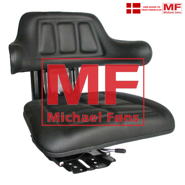 Frersde, sort. Med affjedring. Universal til mange modeller. Justerbar frem/tilbage samt i vgt.