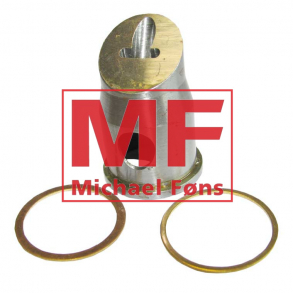 Forkammerindsats med kobberskiver, International B-serie.