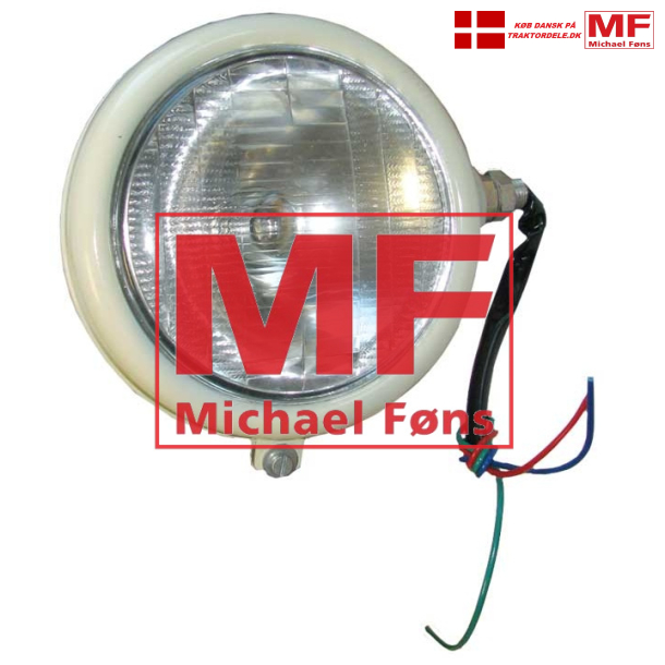 Forlygte-st, H/V. Med Lucas-prer vedlagt. Nyere type David-Brown med udv. lygter