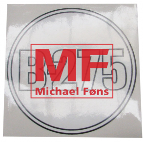 Transfers-st med 2 stk runde labels til IH B-275