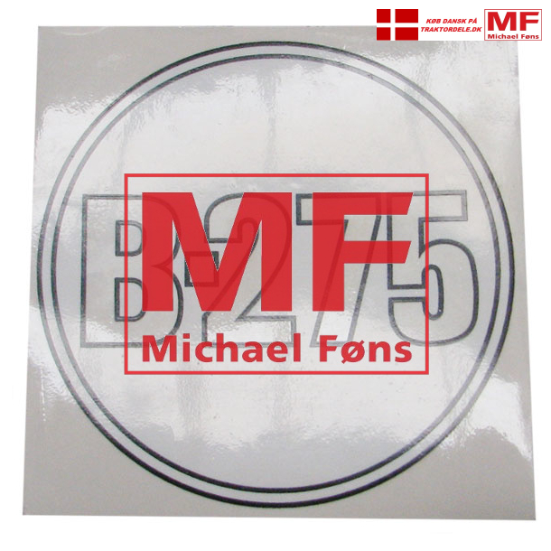 Transfers-st med 2 stk runde labels til IH B-275