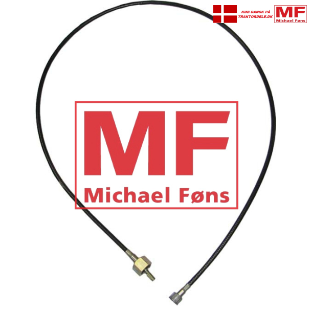 Traktormeter-kabel, 1230mm, omlbere 5/8x7/8. David-Brown 880-990-995-1210-1490 m.fl. 