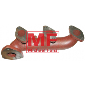 Udstdnings-manifold, David-Brown  med 3-cyl motorer.