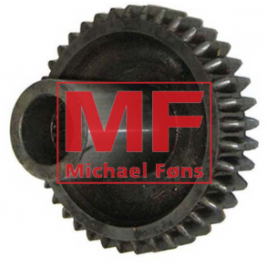 Kraftudtags-klokoblings-tandhjul. Z38-hjul og med finsplinet hul...