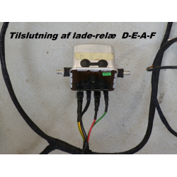EGENPRODUKTION: Ledningsnet til MF165/MK2, MF175, MF178 med stelstyret start-hjlperel.