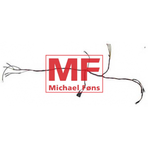 Ledningsnet i flot kvalitet og med lse flade kabelsko vedlagt, til MF35 med 3-cyl Dieselmotor.