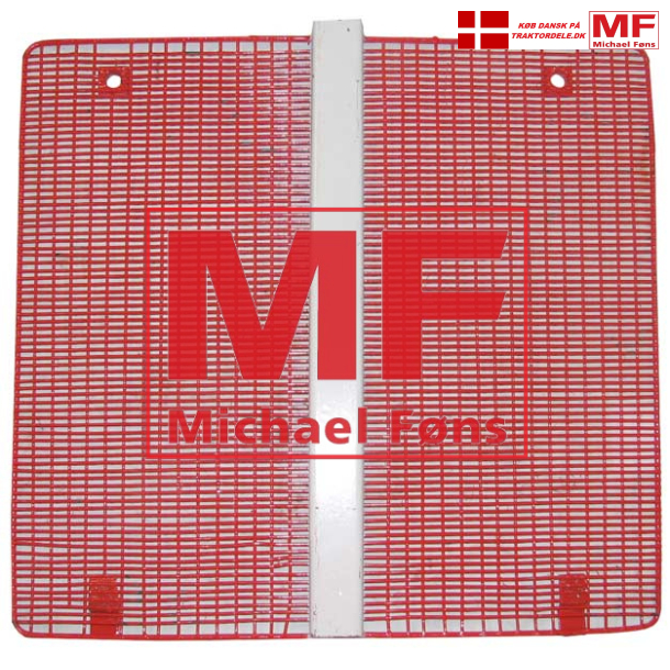 Frontgitter, nederste-, DB995-996 samt de sidste DB990. Ca 440X475mm. Lev. uden knoppest.