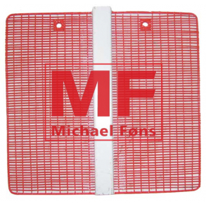 Frontgitter, nederste-, DB770-780. Ca 385X315mm. Lev. uden knoppest.