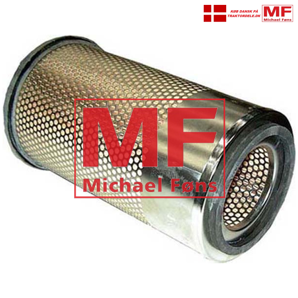 Luftfilter-indsats, udvendig-, MF135. Ca-ml: 114X234mm. Med midthul.