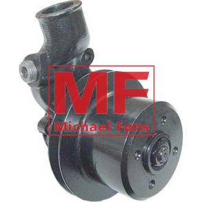 Vandpumpe med pakninger og med 125mm remskive til enkelt-rem, MF590, MF690 og MF50HX