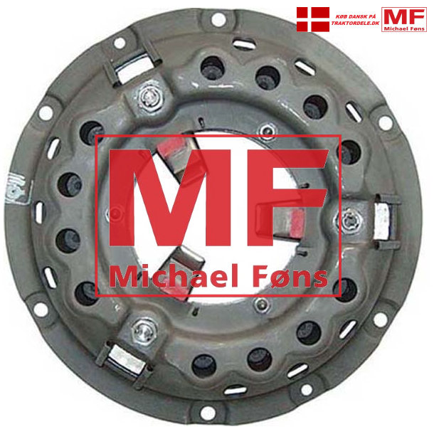 BRUGT Koblings-arrangement, til Ferguson26 og 31. Komplet trykplade-enhed, uden plade.