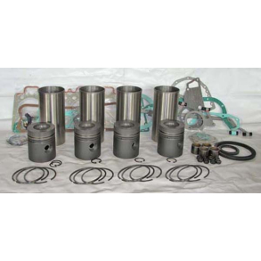 Motor-renoverings-s�t, MF65 MKII, m. st�bejernsforinger. Med pakd�ser, l�seblik og monteringstips.