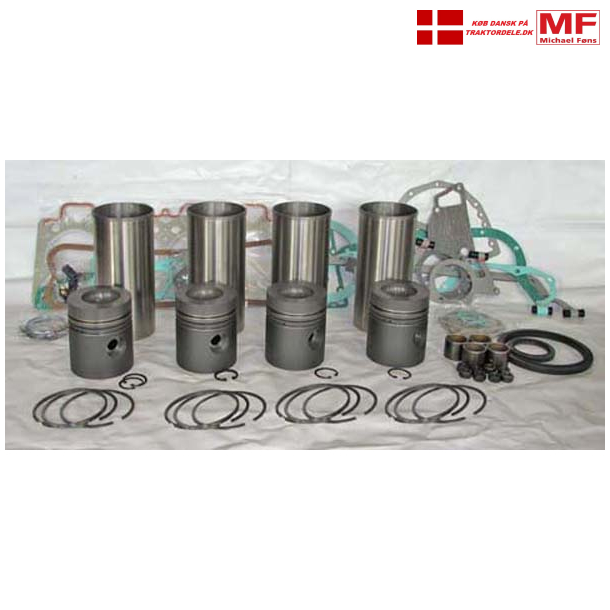 Motor-renoverings-st, MF65 MKII, m. stbejernsforinger. Med pakdser, lseblik og monteringstips.