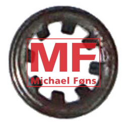 Frontemblems-montageskrue-st. 2 stk bolte+clips