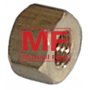 Messing-mtrik+skive til MF0826232