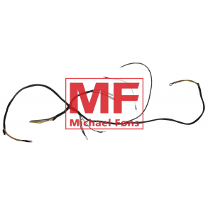 Ledningsnet til Ferguson26 med 6Volt anlg. Runde sko med terminalbeskyttere ved dynamo og rel