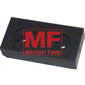 Frersdekonsol-gummiklods med 2 stk bolte, MF35, MF65, MF135