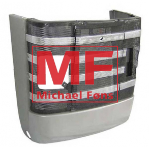 Komplet frontgrillst til ny model MF135 med hj hjlm. Lev. uden forlygter, men inkl. bumbere+ls