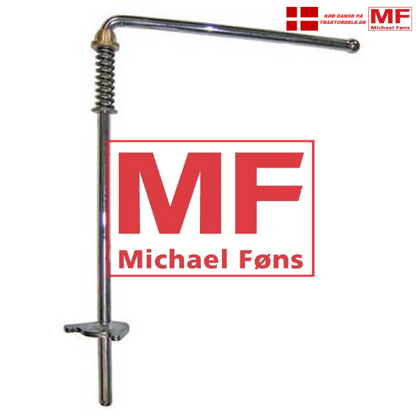 Gashndtag, nyt og forkromet. Massey-Ferguson 35 med dieselmotor.