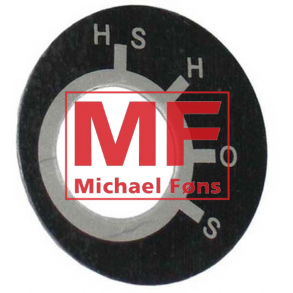 Startkontakt-symbolplade, HS-H-0-S