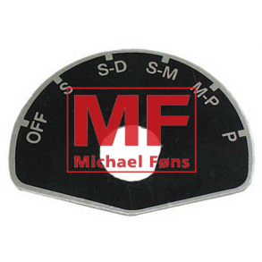 Lyskontakt symbolplade, Lucas-type.