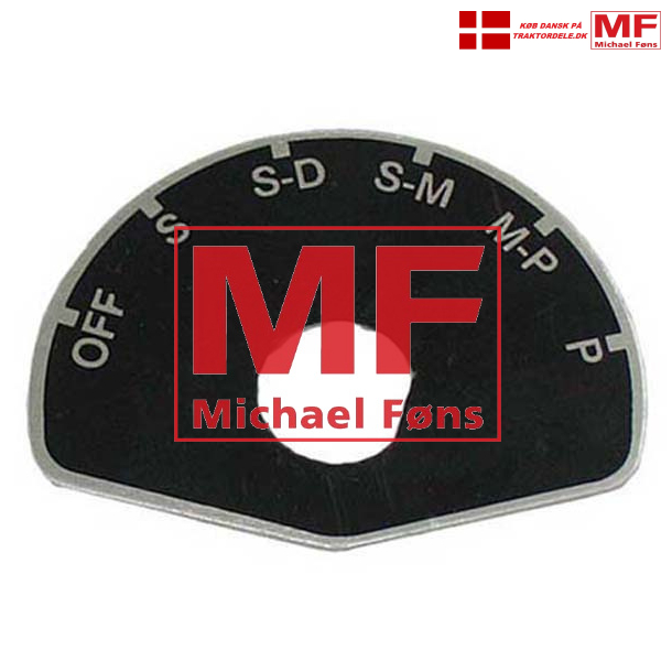 Lyskontakt symbolplade, Lucas-type.