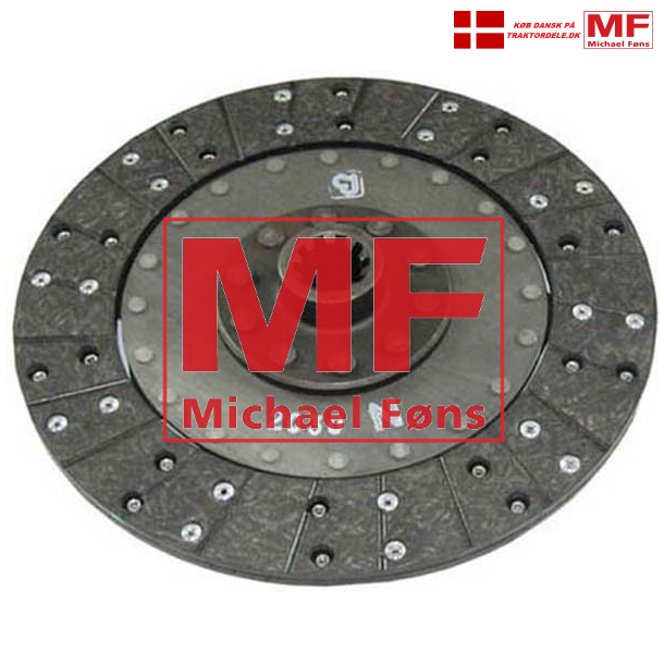 Koblingsplade  228mm. MF35 med enkeltkobling