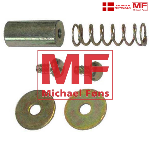 Liftarms-vippeleds-ls. MF65 med ND liftarme. St med 2 nitter, skiver og 1 aksel og fjeder.