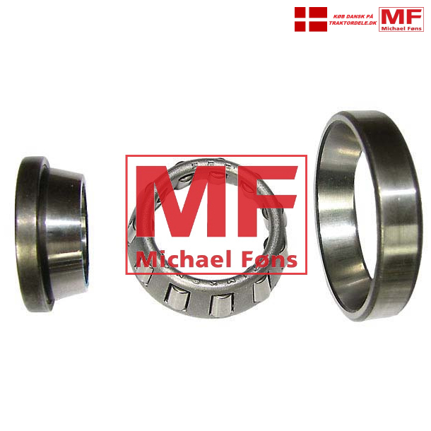 Rataksel-leje, lille type m. 44,4mm udv. diameter og 20,6mm hul. Til Volvo 320, 400 og T430