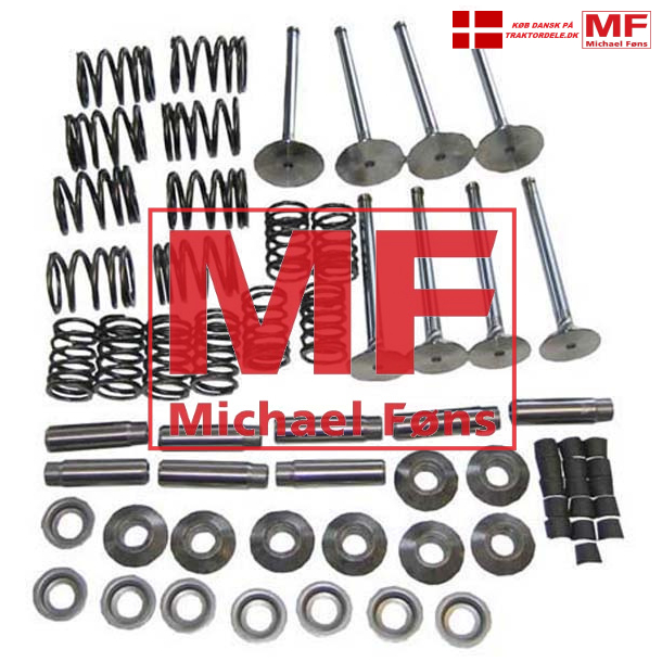 Ventil-kit til Perkins AD4.203 topstykke. Kpl s�t med alt.