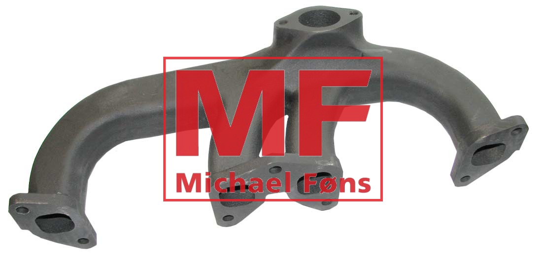 Udstødningsmanifold, Standard 23Cdiesel TOPSTYKKE OG KØLING MF