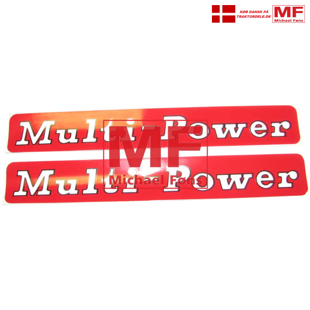 Multi-Power labelst, MF135-165-175-185-188, samt til MF35
