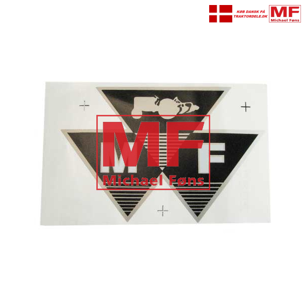 Frontemblem-label, MF100-serie med ny type emblem.