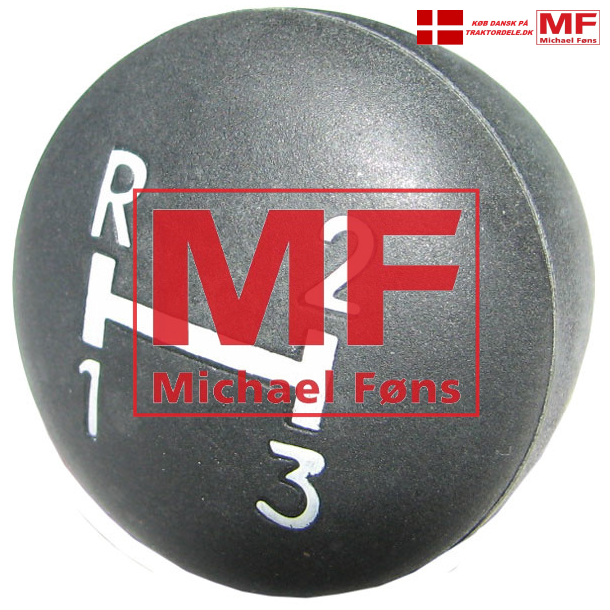 Gearstangsknop, R-1-2-3, til MF135 og opad.