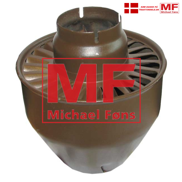 Indsugnings-hat, monteret under hj�lm, MF165-MF175-MF178-MF168, med oliebads-filter.