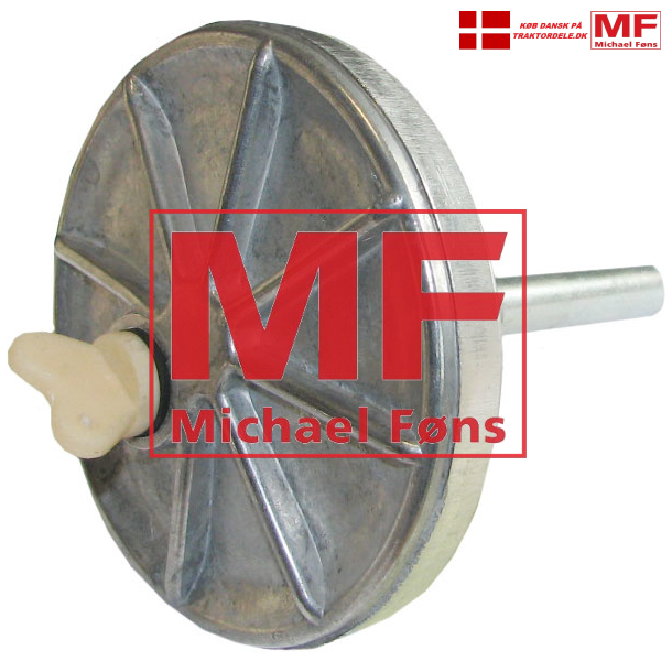 Alu-bund m. aftapskrue. Til hj model slamglas. CAV-system.