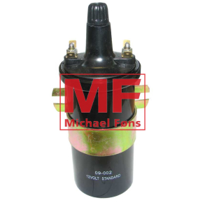 Tndspole  med skrueterminal. Sortmalet standard-spole. 12Volt, Ferguson og FE35