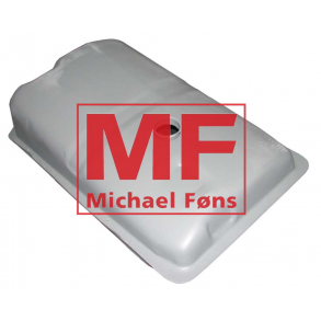 Dieseltank, MF35/3-cyl. Perkins. Leveres flot rdmalet, men dog uden dksel og hane.