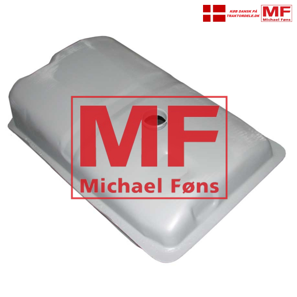 Dieseltank, MF35/3-cyl. Perkins. Leveres flot rdmalet, men dog uden dksel og hane.